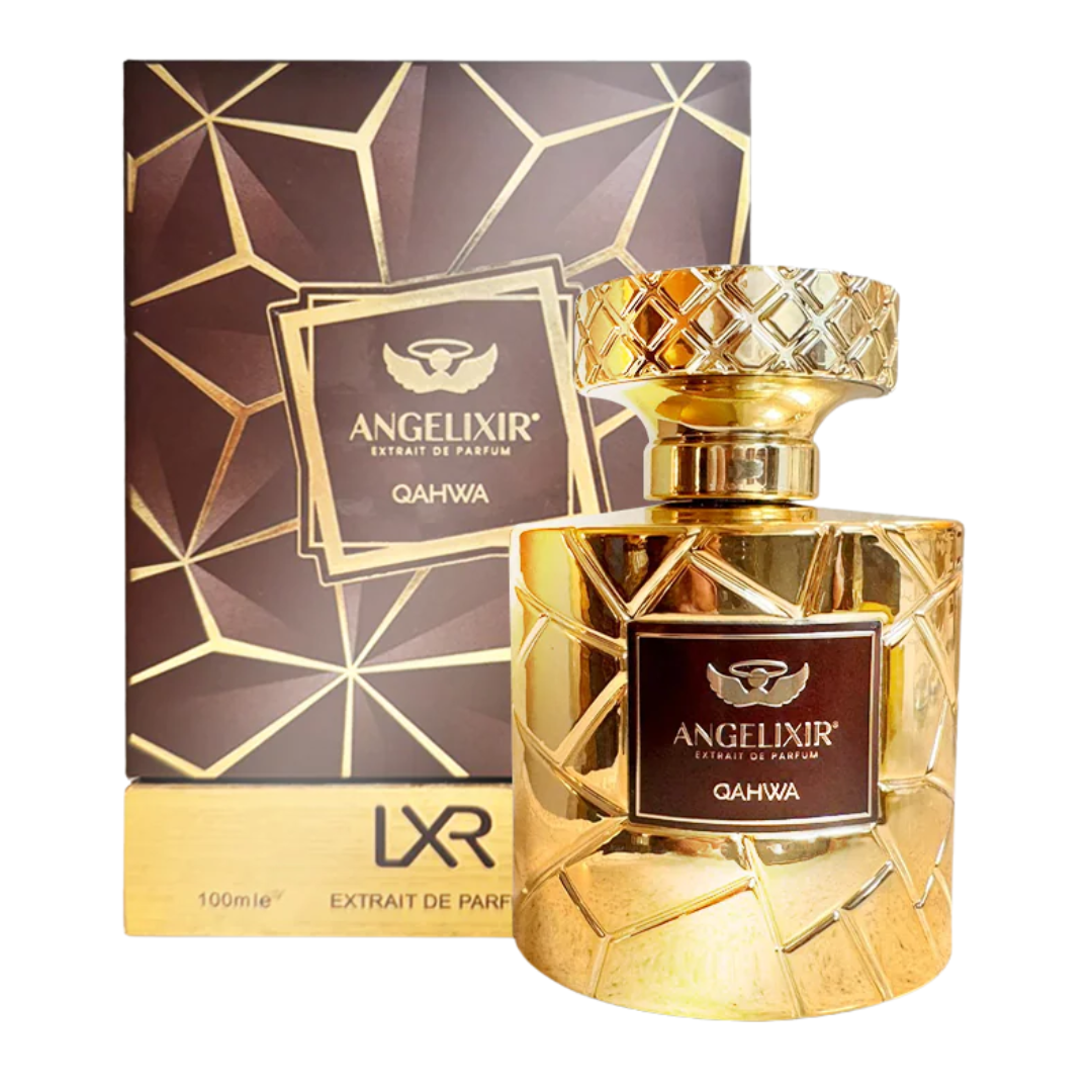 Angelixir Qahwa 100ml EDP bottle with box by LXR