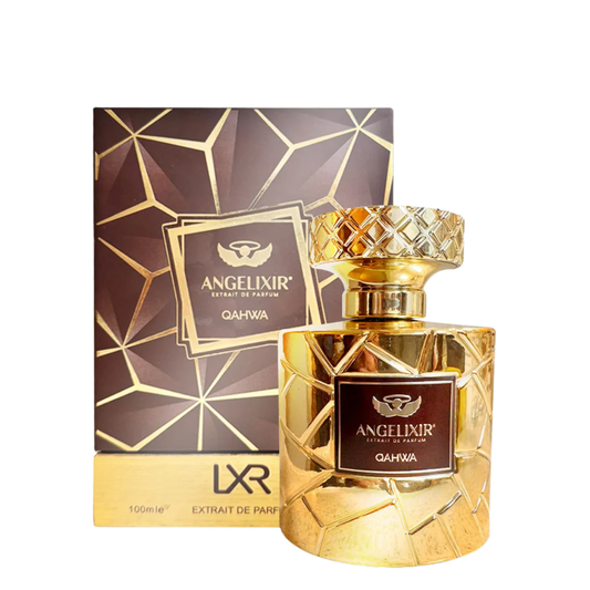 Angelixir Qahwa 100ml EDP bottle with box by LXR