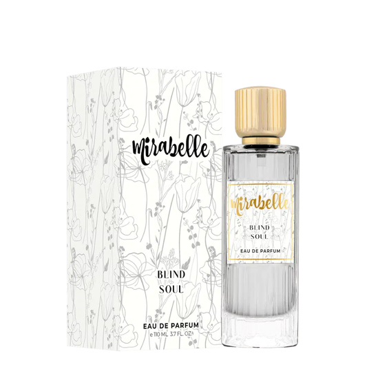 Mirabelle Blind Soul Eau de Parfum bottle and packaging on a white background
