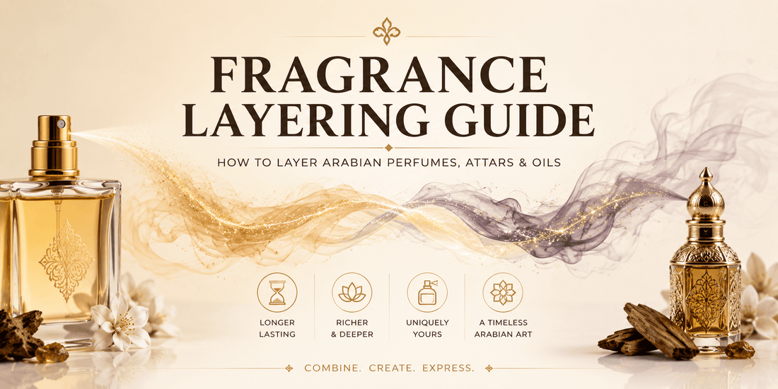 Fragrance Layering Guide: How to Layer Arabian Perfumes, Attars & Oils