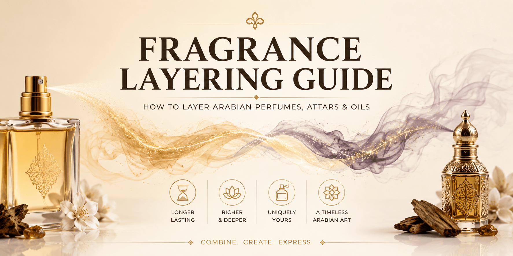 Fragrance Layering Guide: How to Layer Arabian Perfumes, Attars & Oils