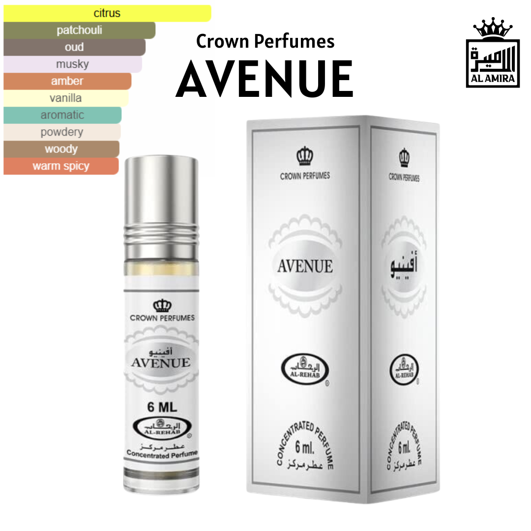 Perfume Oil by Crown Perfumes - 6ml roll on bottle