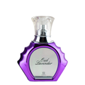 Purple Oud Lavender perfume bottle on a white background
