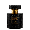 Black and gold perfume bottle labeled 'Classic Leather' by LXR Perfumes on a white background