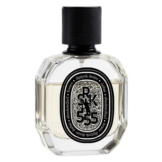 Diptyque perfume bottle with black cap on a white background. Diptych Desire SRK555 by LXR Mens Perfume