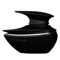 A black perfume bottle with a modern design, labeled 'Pinnacle Noir'.