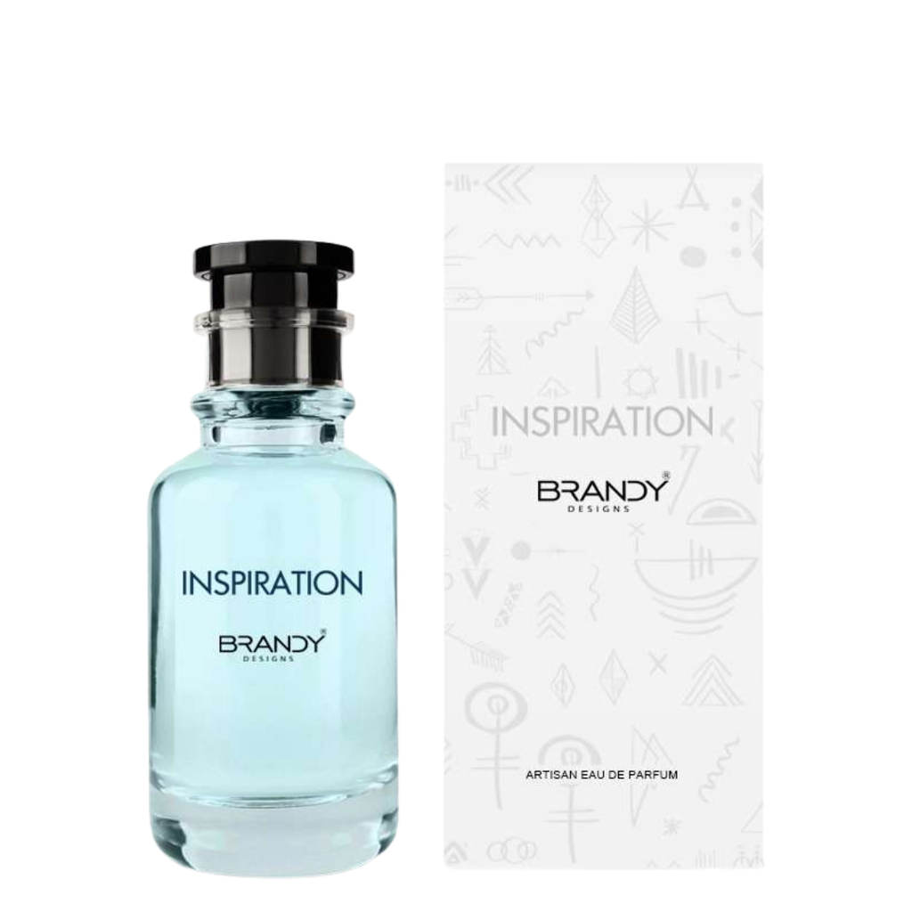 Inspiration men’s perfume by Brandy Designs. A refined luxury perfume from Arabian perfumes collection, offering a fresh long lasting fragrance for modern men, presented with stylish packaging.