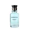 Luxury fragrance Inspiration Eau de Parfum by Brandy Designs. Premium Arabian perfumes for men, long lasting perfumes and sophisticated men’s fragrance in an elegant blue glass bottle.