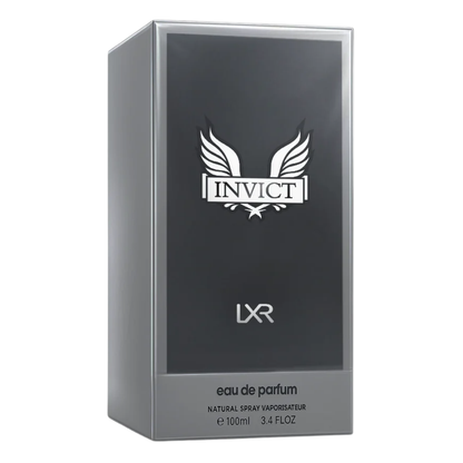 Invict LXR eau de parfum packaging on a white background