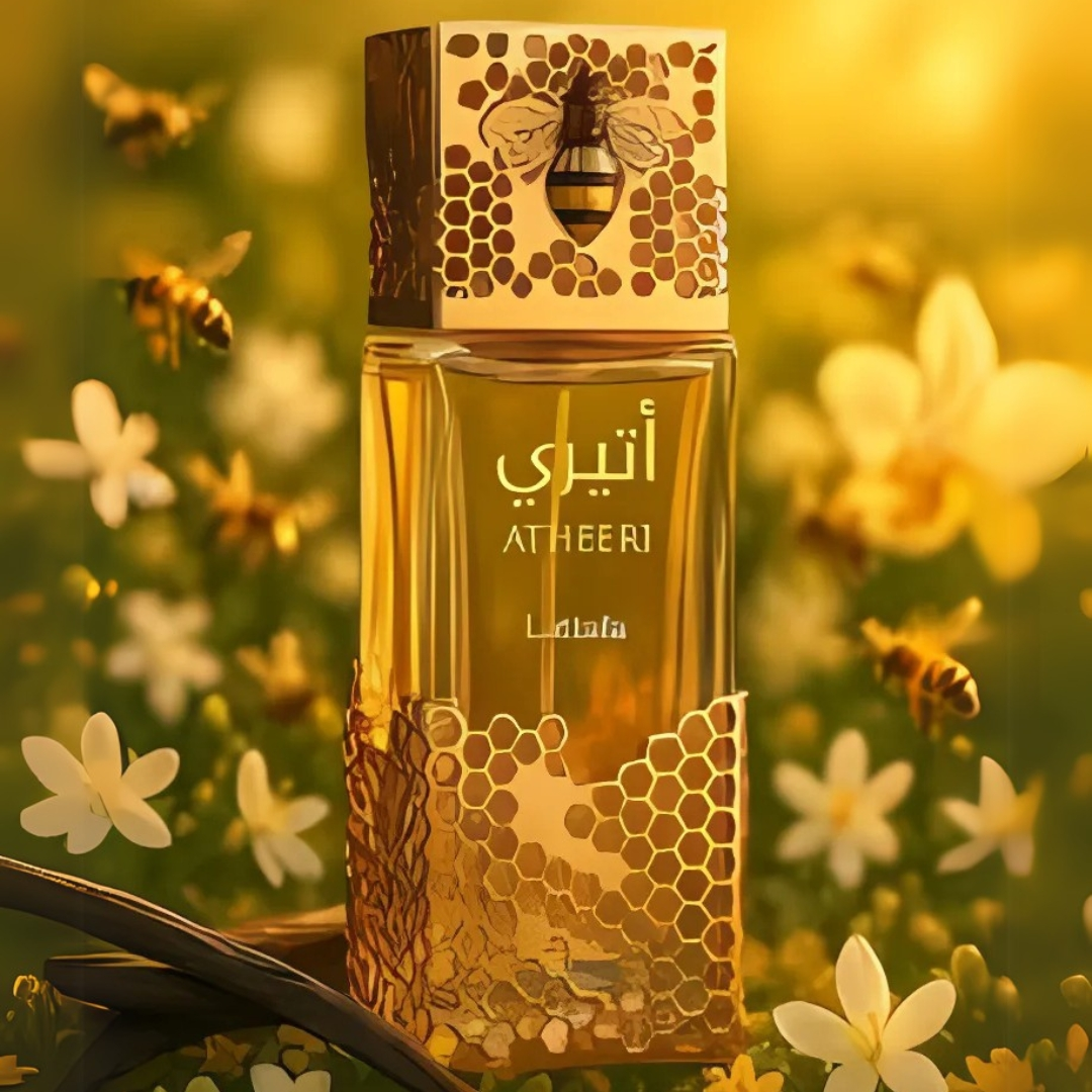 Lattafa Perfumes Atheeri Womens Perfume Bottle.