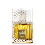 Khamrah Qahwa by Lattafa Eau de Parfum – luxurious coffee-inspired Arabic fragrance in an elegant crystal bottle