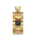 Oud Mood Elixir by Lattafa 100ml Eau de Parfum – luxurious Arabian fragrance in elegant gold-trimmed bottle with golden ribbon design, perfect for lovers of rich oud scents. A bottle of Oud Mood Elixir Perfume by Lattafa with a clear liquid visible and a gold cap. The label features the product name and brand, with decorative elements in gold and black.