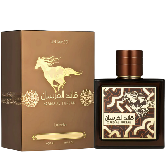 Lattafa Qaed Al Fursan Untamed Unisex Perfume. Inspired by Versace - Eros Najim.