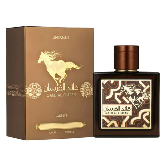 Lattafa Qaed Al Fursan Untamed Unisex Perfume. Inspired by Versace - Eros Najim.