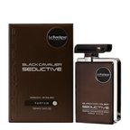 Le Bonheur Black Cavalier Seductive perfume bottle and packaging on a white background