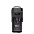 Luxuria Intense perfume bottle by Le Bonheur Perfume on a white background