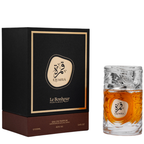 Qumra perfume bottle and packaging on a white background
