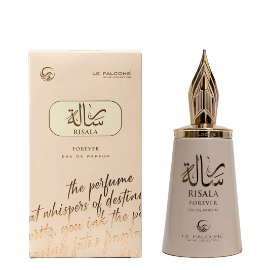 Le Falcone Risala Forever Eau de Parfum bottle and packaging on a white background