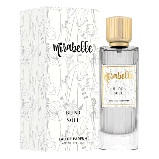 Mirabelle Blind Soul Eau de Parfum bottle and packaging on a white background