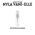 Nyla Vani-Elle by Arabiyat Prestige 3ml sample bottle. 
