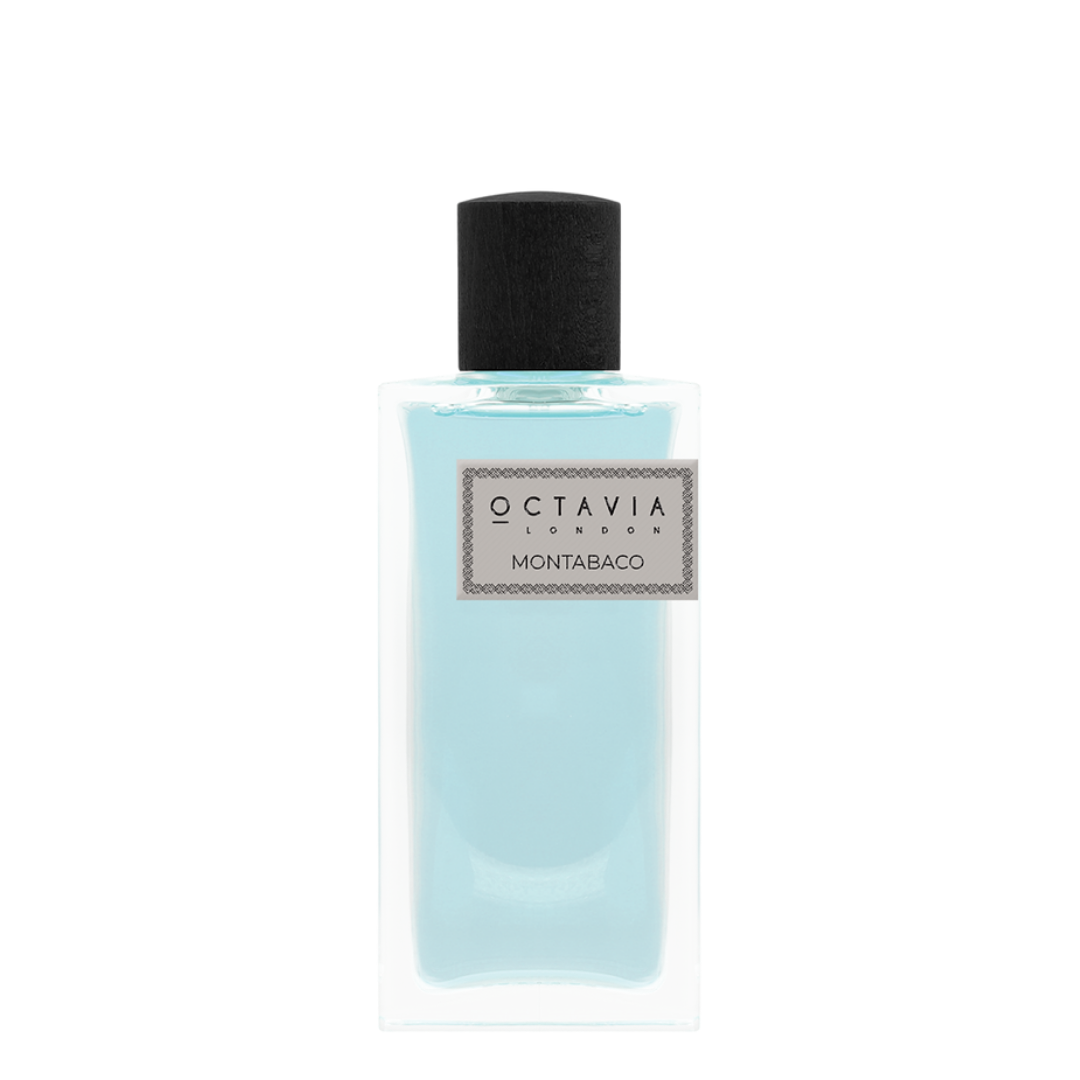 Octavia London Montabaco perfume bottle on a white background
