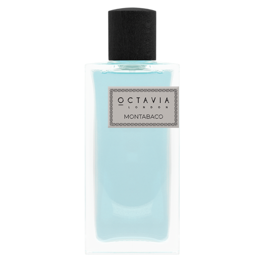 Octavia London Montabaco perfume bottle on a white background