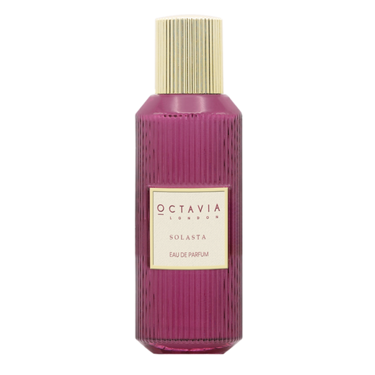 Octavia Solasta eau de parfum bottle on a white background