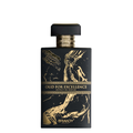 Black and gold perfume bottle labeled 'Oud for Excellence' on a white background. Oud for Excellence by Brandy Designs Unisex Perfume