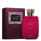 Rasasi Hawas Diva Eau de Parfum 100ml bottle and box