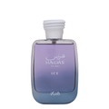 Perfume bottle labeled 'Hawas for Him Ice' on a white background