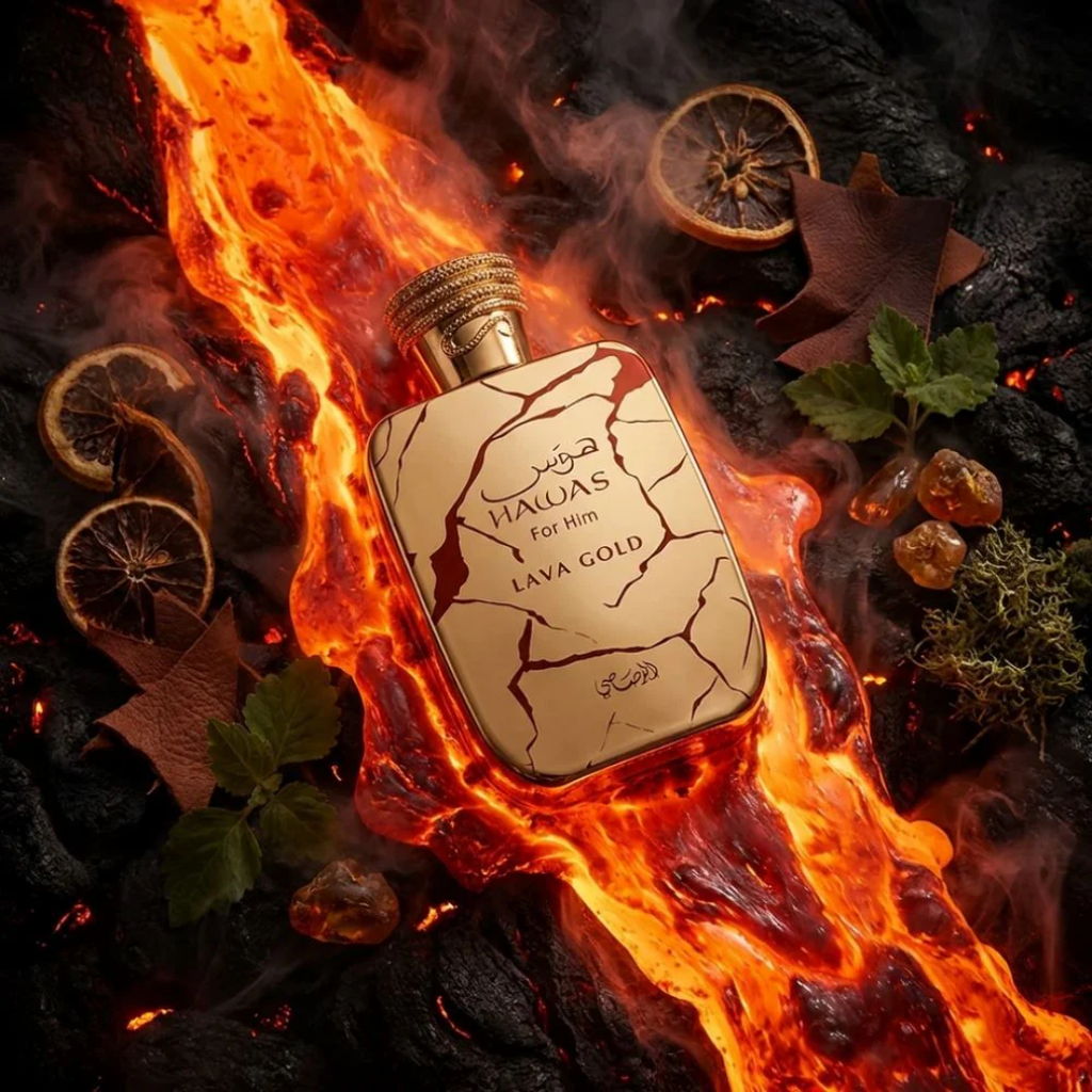 Rasasi: Hawas Lava Gold Perfume