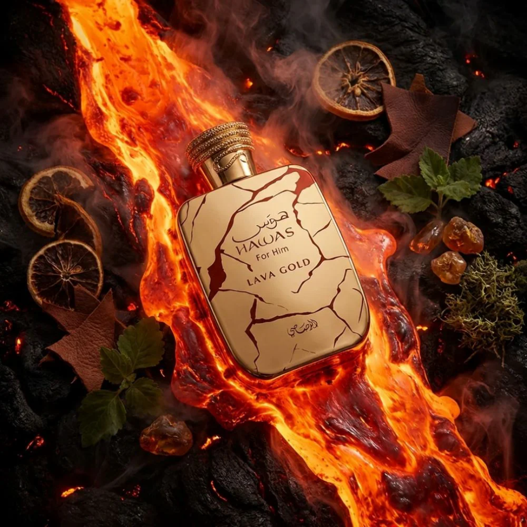 Rasasi: Hawas Lava Gold Perfume