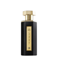 Black and gold perfume bottle with 'REEF 19' branding on a white background