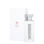 Reef 33 White perfume bottle with its retail box.