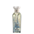 Perfume bottle labeled 'Blanc Ash Reef' on a white background