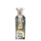 Reef Blanc Breath perfume bottle with scenic design on a white background