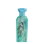Reef Coral bottle with blue cap on a white background