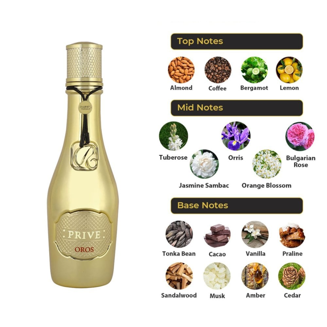 Riffs Prive Gold Womens Perfume