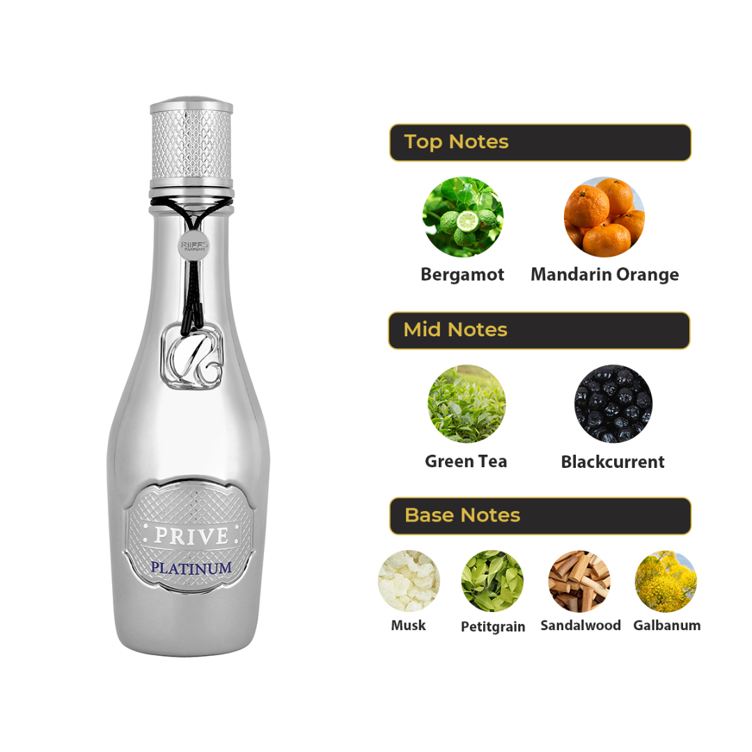 Riffs Prive Silver Unisex Perfume