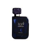 Riiffs Fareed perfume bottle on a white background