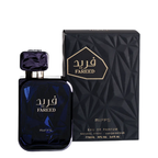 Fareed Riiffs Eau de Parfum bottle and packaging on a white background