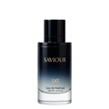 Saviour Eau de Parfum bottle with black cap and gradient label on a white background. Saviour by LXR Mens Perfume