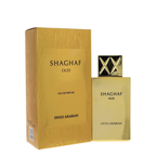 Shaghaf Oud perfume bottle and packaging on a white background