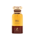 Perfume bottle labeled 'Smoky Touch' by Maison Alhambra on a white background
