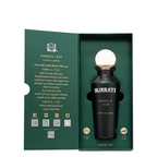 Surrati Fabrica 1929 perfume bottle in its open presentation box.