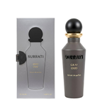 Surrati Gray Oud perfume bottle with its retail box.