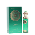 Surrati Rawda perfume bottle with its retail box.