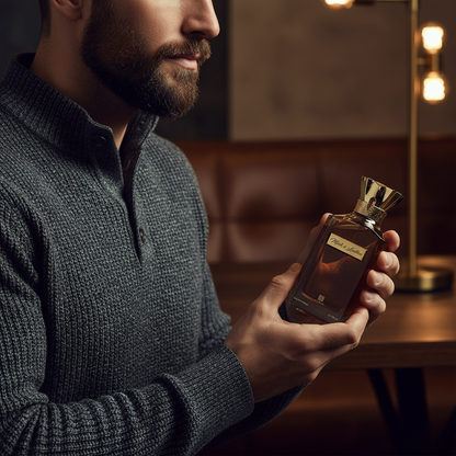 Ahmed Al Maghribi Musk & Leather Lifestyle Image