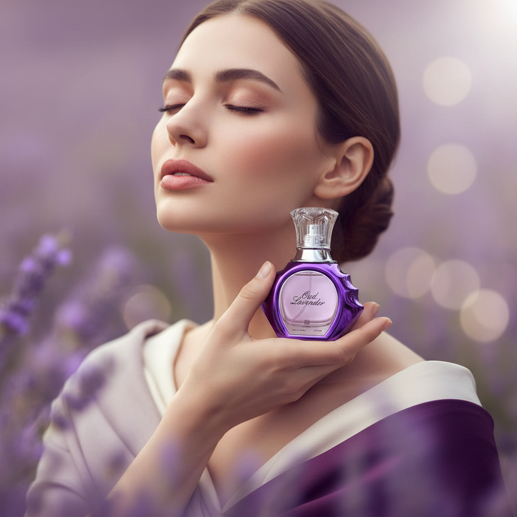 Ahmed Al Maghribi Oud Lavender Lifestyle Image