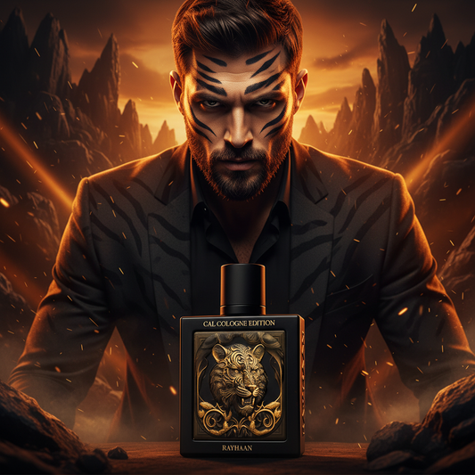 Rayhaan Tiger Cal Cologne Edition Hero Image - Lion Proportions